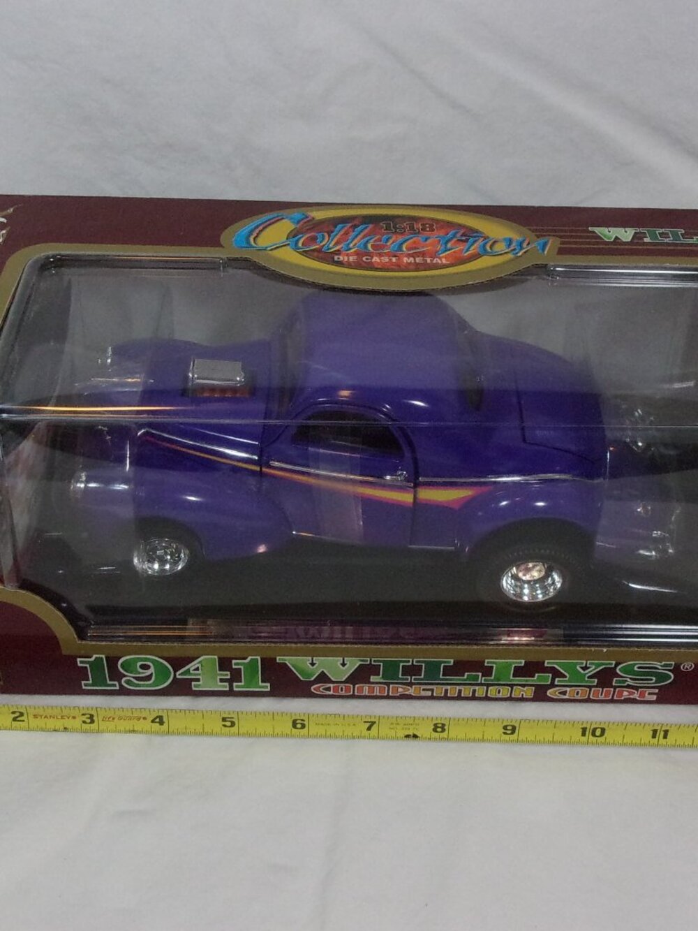 1941 WILLYS COMPETITION COUPE BY ROAD LEGENDS 1:18 SCALE DIE-CAST NEW IN BOX